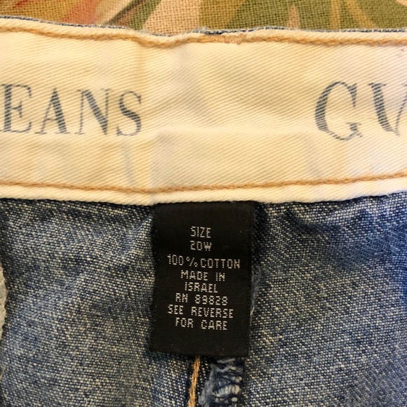 Vintage Gloria Vanderbilt Size 20W Booty Jeans Peg 100% Cotton HandStitch Patch - Picture 12 of 16
